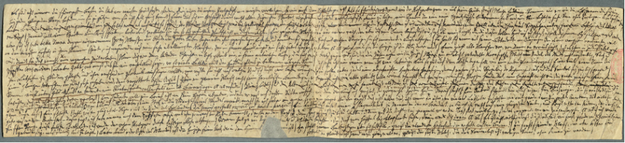 Digitalisiertes Handschriften-Manuskriptblatt zur Motivsammlung Die Judenbuche. Signatur: 1064_MA II 3_001